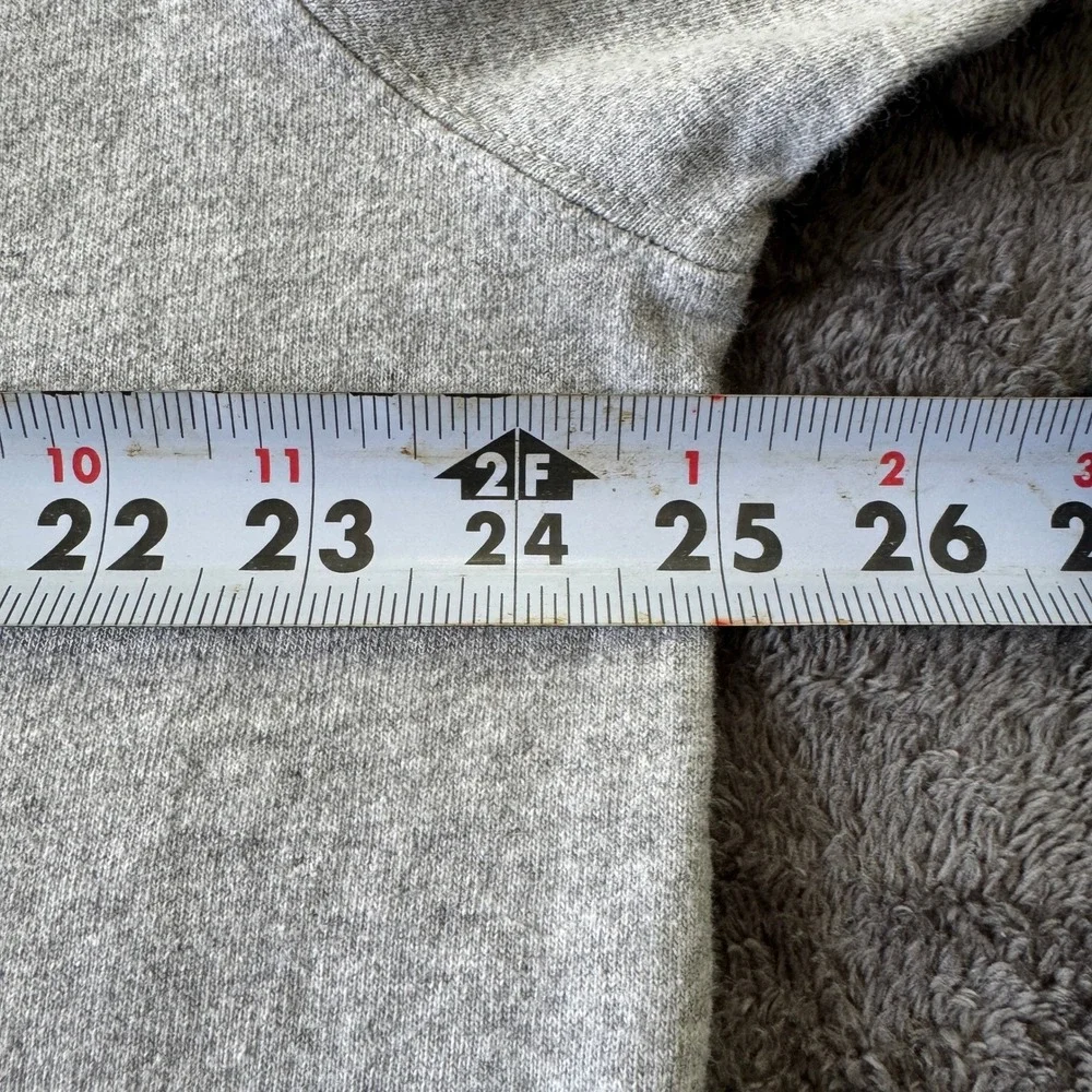 Champion Mens 2XL Heather Gray Script Logo Graphic Short Sleeve T-Shirt XXL - Picture 6 of 6